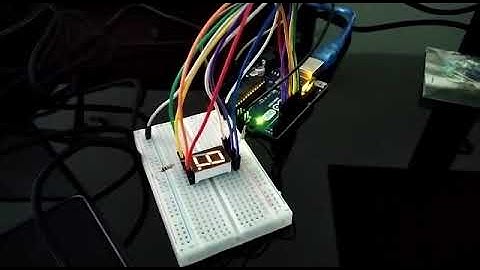 CONTADOR Cátodo común con display 7 segmentos