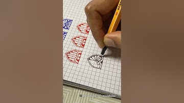 Mandala Pattern (20/50) | Visit my channel for a complete tutorial on 50 unique mandala patterns ♥️