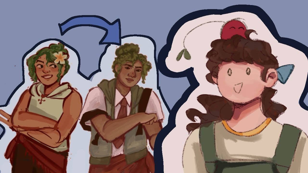 Redesigning Ocs from an Old story [Speedpaint] - YouTube