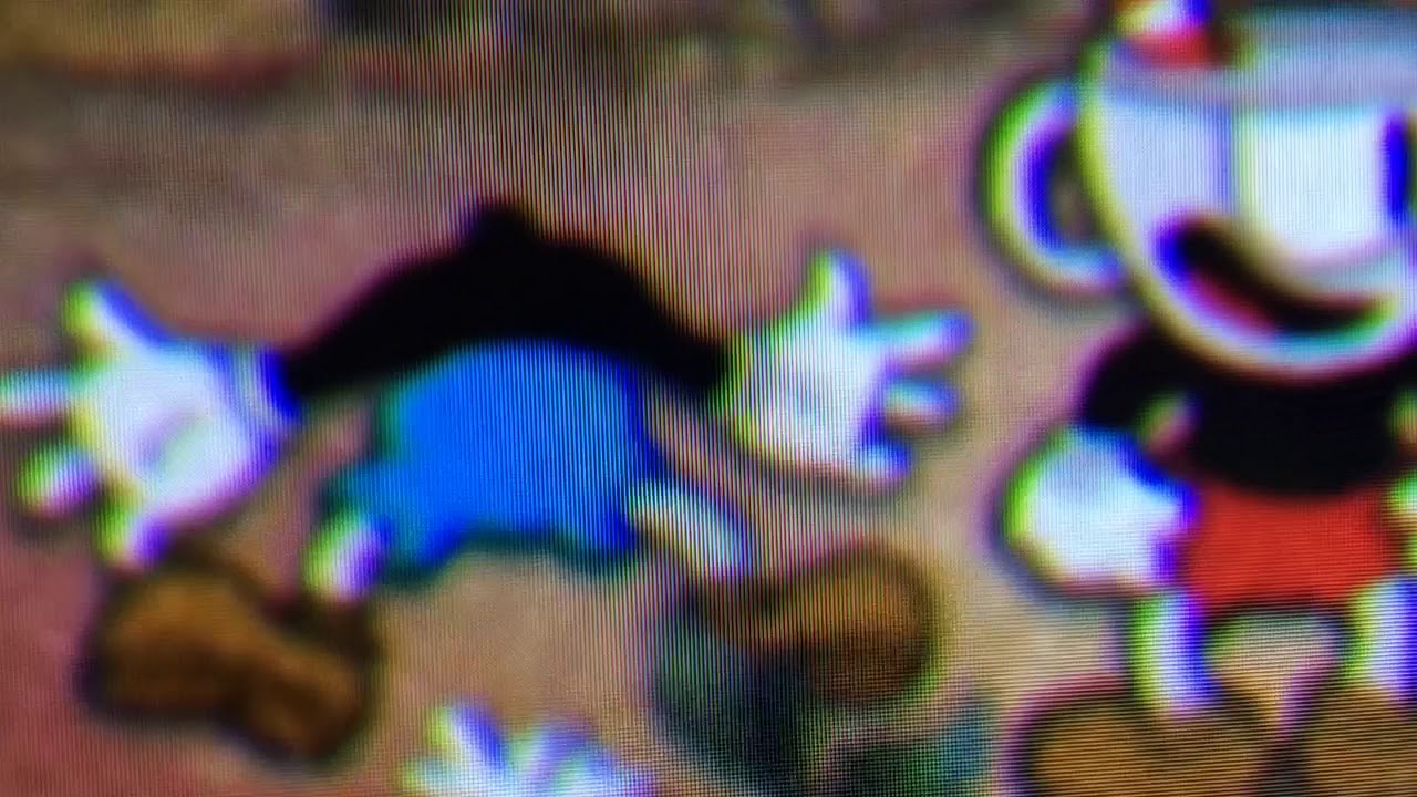 Mugman lost his head (glitch) YouTube
