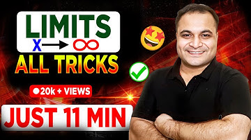 CALCULUS LIMITS 🔥 All Formulas & TRICKS in Just 11 Mins By Mohit Sir MSR | NDA Par JEET