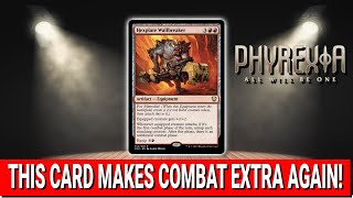 Detailed Spoiler Spotlight Phyrexia All Will be One: Hexplate Wallbreaker Profile