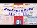 Cara Membuat Kalender Aesthetic 2022 Pakai MICROSOFT WORD | FREE KALENDER!