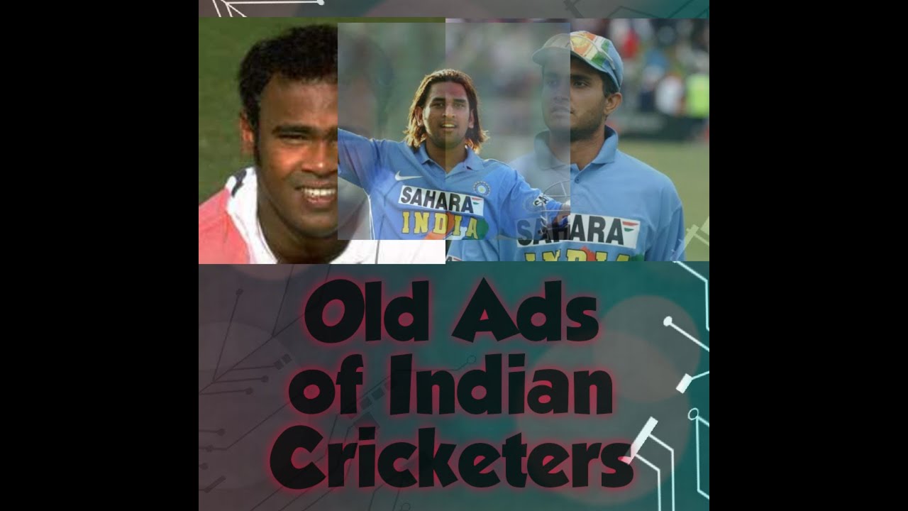 Old Indian cricketers Ads
