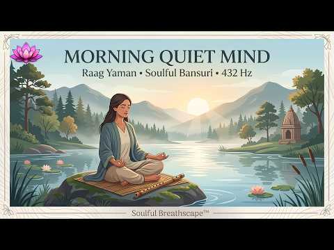 Morning Quiet Mind 🌿 Raag Yaman Bansuri for Deep Focus & Stress Relief | Clear Negative Thoughts