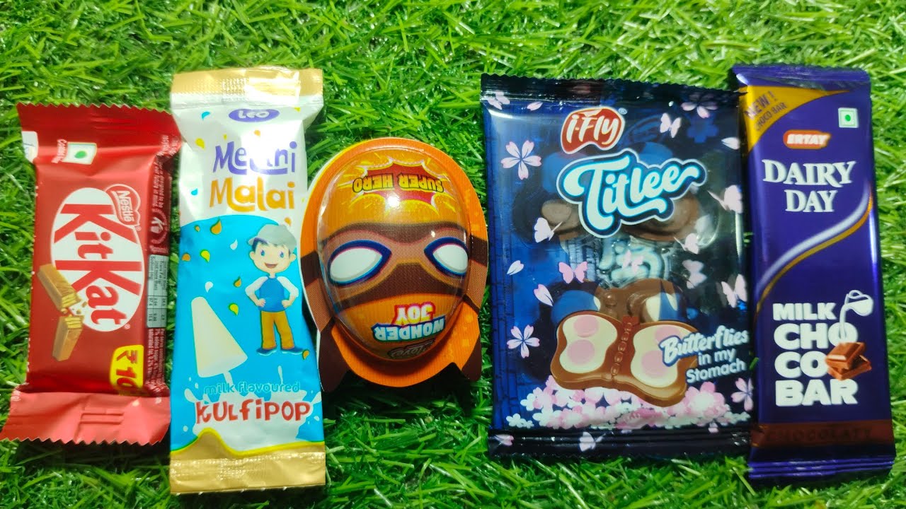 Asmr Most Pouplar Candys /Some Lots Of Colourful Rainbow Lollipop Candy / Unpacking Chocolate eat 