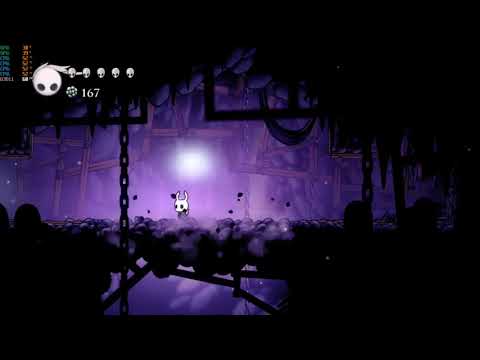 non stop moving until this cracked ground fell off | Hollow Knight