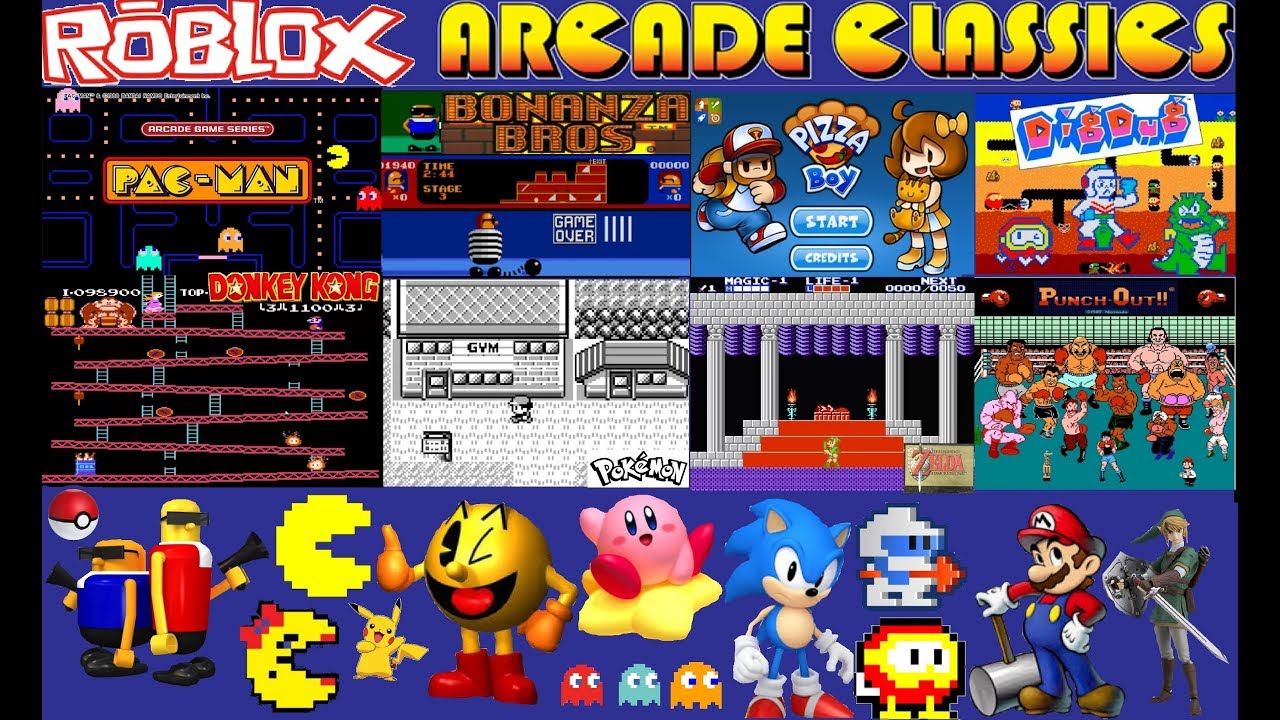 Roblox Classic Arcade Games Roblox Pac Mandonkey Kongpunch Outmariokirby More - 