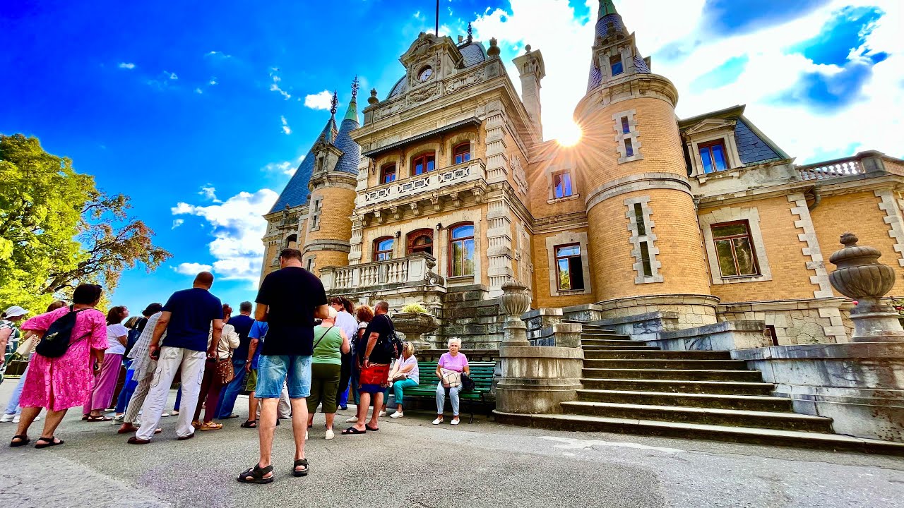 МАССАНДРОВСКИЙ ДВОРЕЦ-Это ШЕДЕВР Архитектуры!Набережная Ленина!Крым Ялта 2023