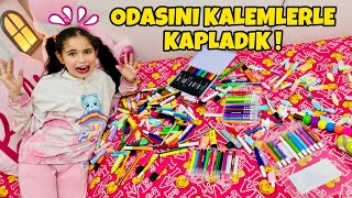 ELİF SİNEME KIŞKIRTMA !! ODASINI KALEMLER İLE DAĞITTIK !! HER YER KALEM !!