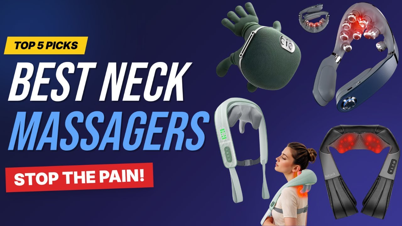 Top 5 Best Neck & Shoulder Massagers for Pain Relief | Shiatsu vs TENS vs Bionic