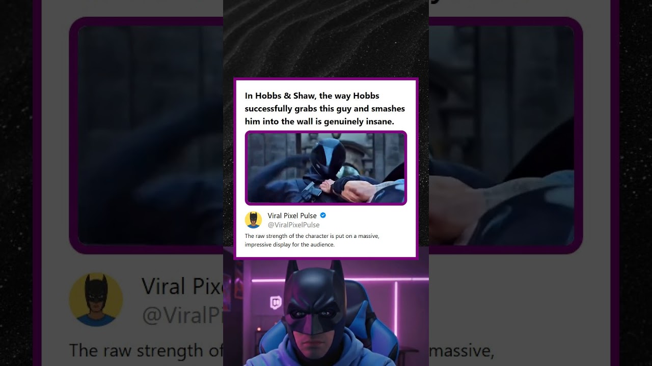 Hobbs Shaw Hobbs Grabs Guy and Smashes Him Into the Wall