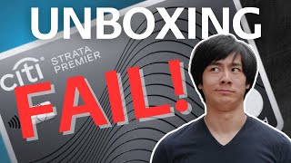 My STRANGEST Unboxing Experience EVER (Citi Strata Premier Card)