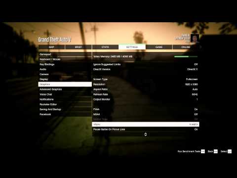 Grand Theft Auto V - PC Vsync Menu Lag