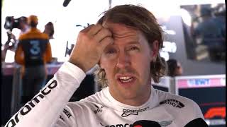 F1 2022 Sebastian Vettel Post Qualifying Interview French GP
