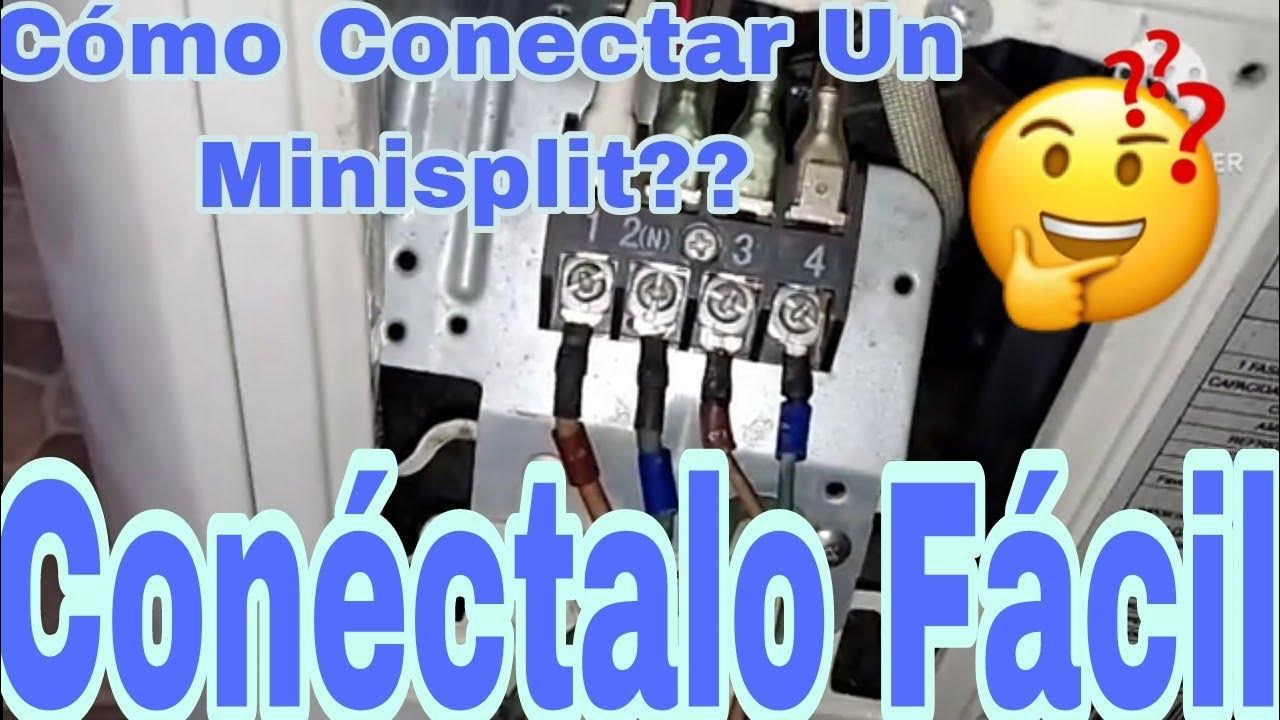 C mo conectar un minisplit bien explicado a detalle convencional y