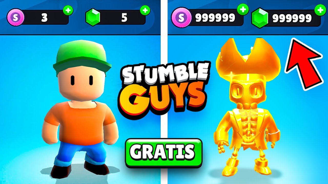 COMO CONSEGUIR GEMAS GRATIS INFINITAS en STUMBLE GUYS!! *MUY FACIL