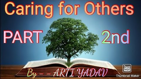 Class 3 EVS CARING FOR OTHERS  PART---2|||ARTI YADAV |||