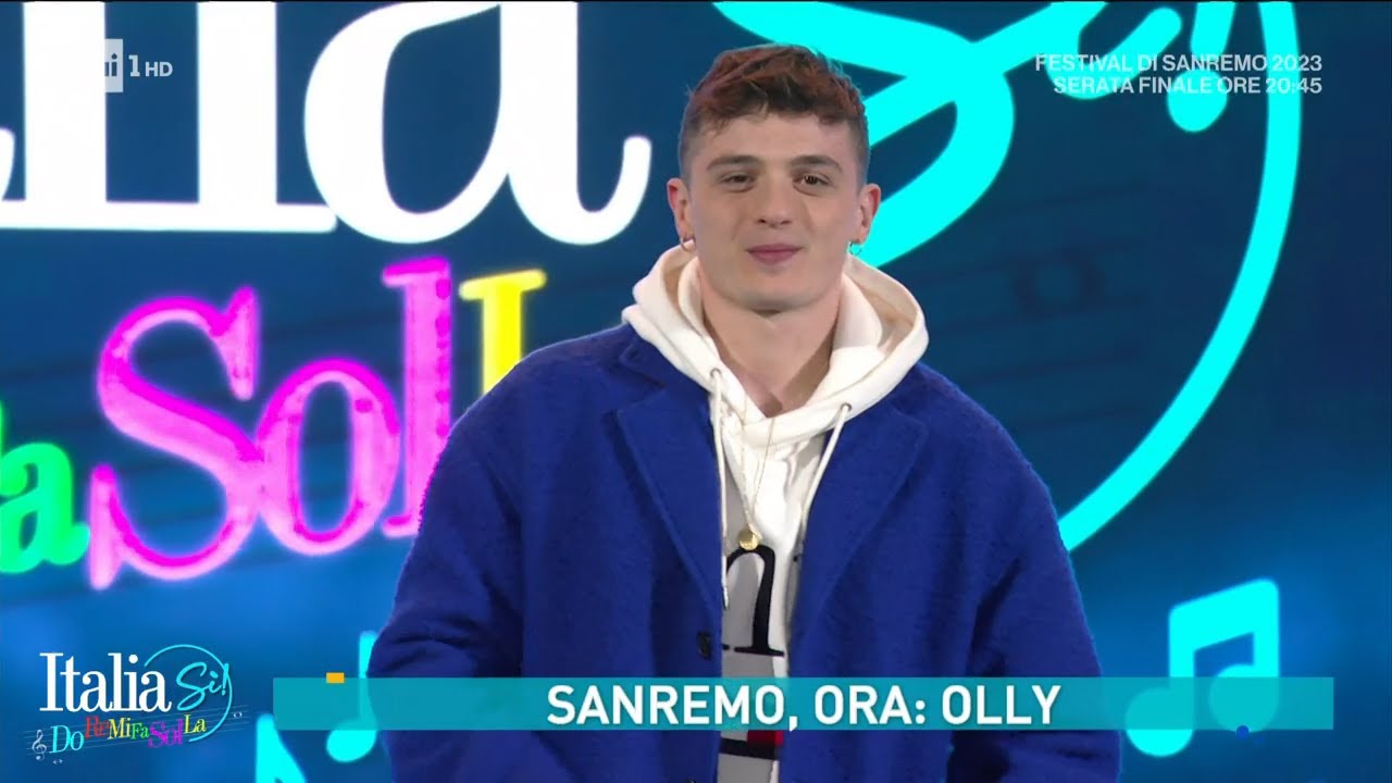 Sanremo, ora :   Olly - ItaliaSì - 11/02/2023