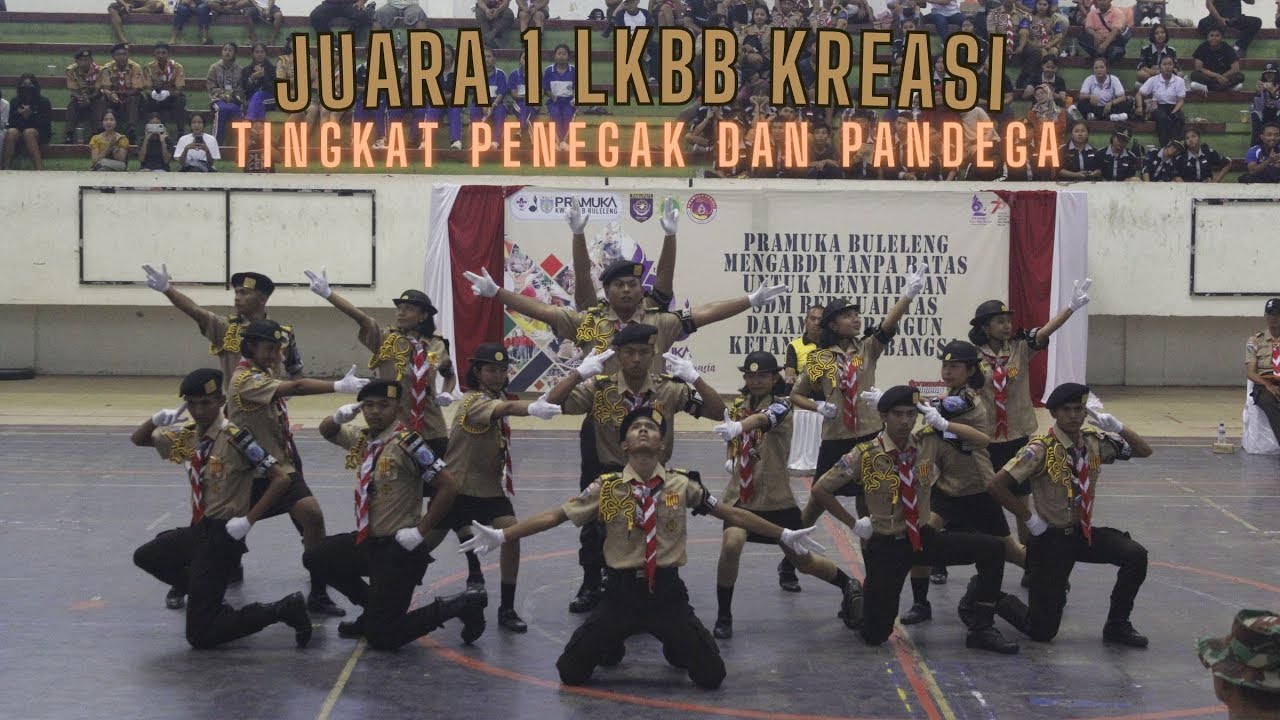 Juara 1 Lomba PBB Kreasi Tingkat Penegak dan Pandega