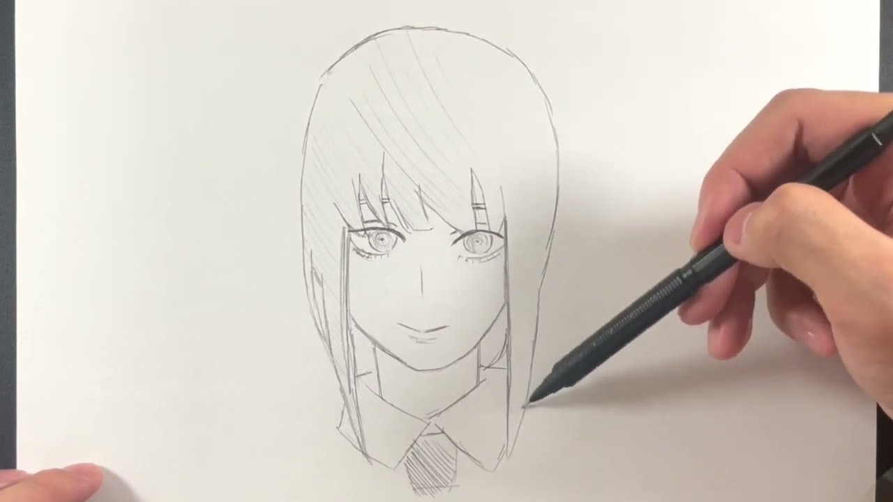 How to Draw Makima from Chainsaw Man! Slow and Easy Tutorial