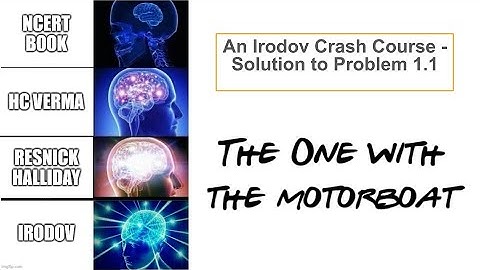 An Irodov Crash Course - Problem 1.1 - "The one with the motorboat"