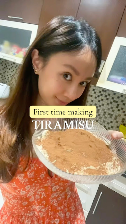 First time making TIRAMISU ✨