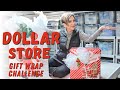 Dollar Tree Gift Wrap Challenge | Christmas 2023