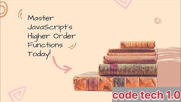 Mastering Higher Order Functions: A Deep Dive    #javascript #programming #youtube #support
