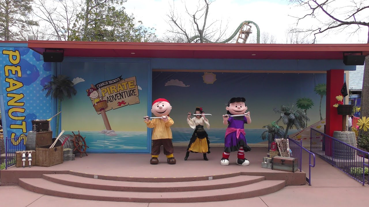 CHARLIE BROWN'S Pirate Adventure 4K Kings Dominion 04/09/2022 YouTube