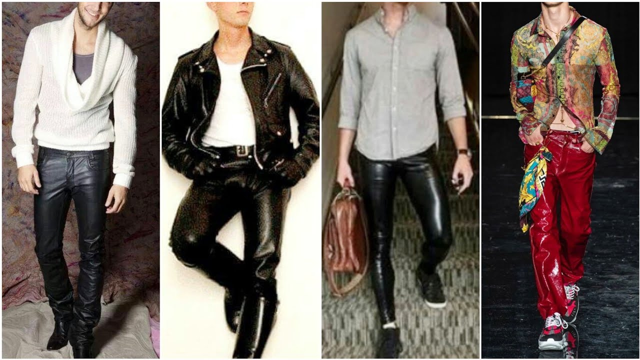 Most beautiful and modern ideas about leather outfit for boys and men ...