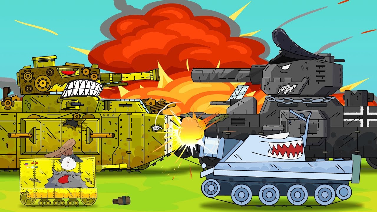 Tank ditangkap oleh musuh Dunia tank kartun  Mobil  kartun  