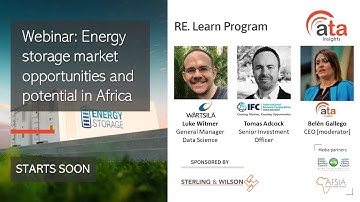 Webinar: Energy storage market opportunities and potential in Africa