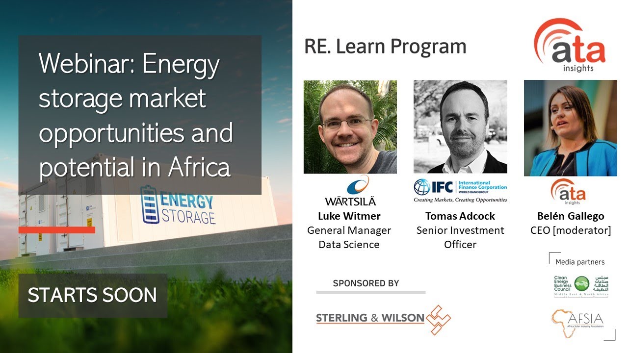 Webinar: Energy storage market opportunities and potential in Africa
