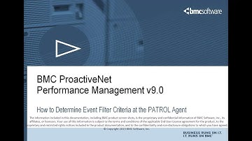 BMC TSOM: How To Use Agent Event Filter Criteria (Part 1)