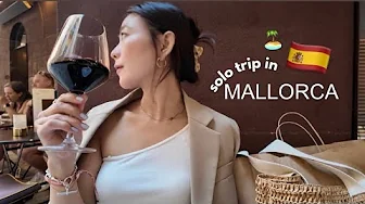 [Spain] Mallorca 🏝️ Female solo travel 🇪🇸✈️ Enjoy sightseeing and gourmet food on this remote Spa...