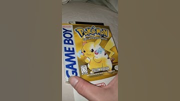 Original Gameboy Pokémon Yellow Case #shorts