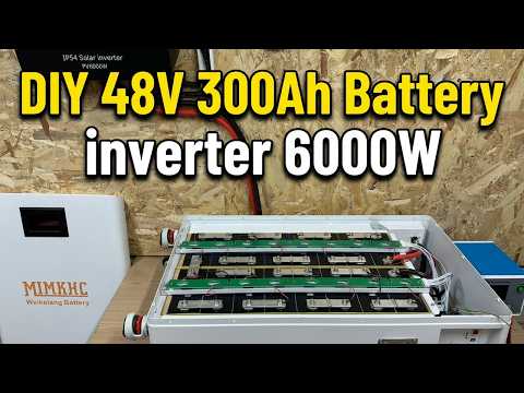 how to make home solar battery backup 48v 300Ah Battery - SAVE Thousands, inverter 6kw