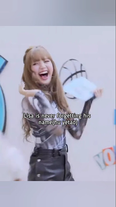 The way he introduced himself to lisa #lisa #huyetao #blackpink #kpop