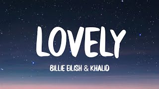 Billie Eilish - lovely (Lyrics) ft. Khalid chords