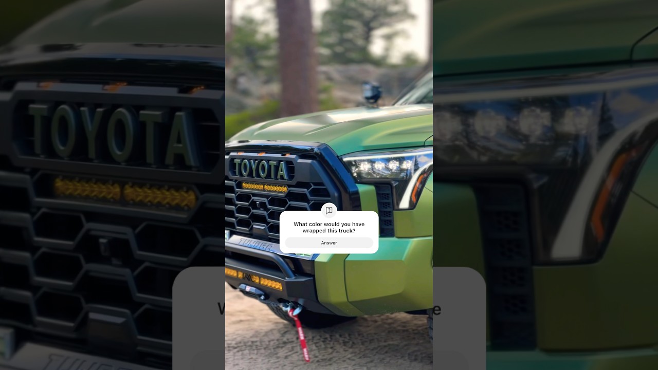 Mamba Green to Forrest Green Wrap 🐲 Enter to WIN this Tundra at Forged4x4.com