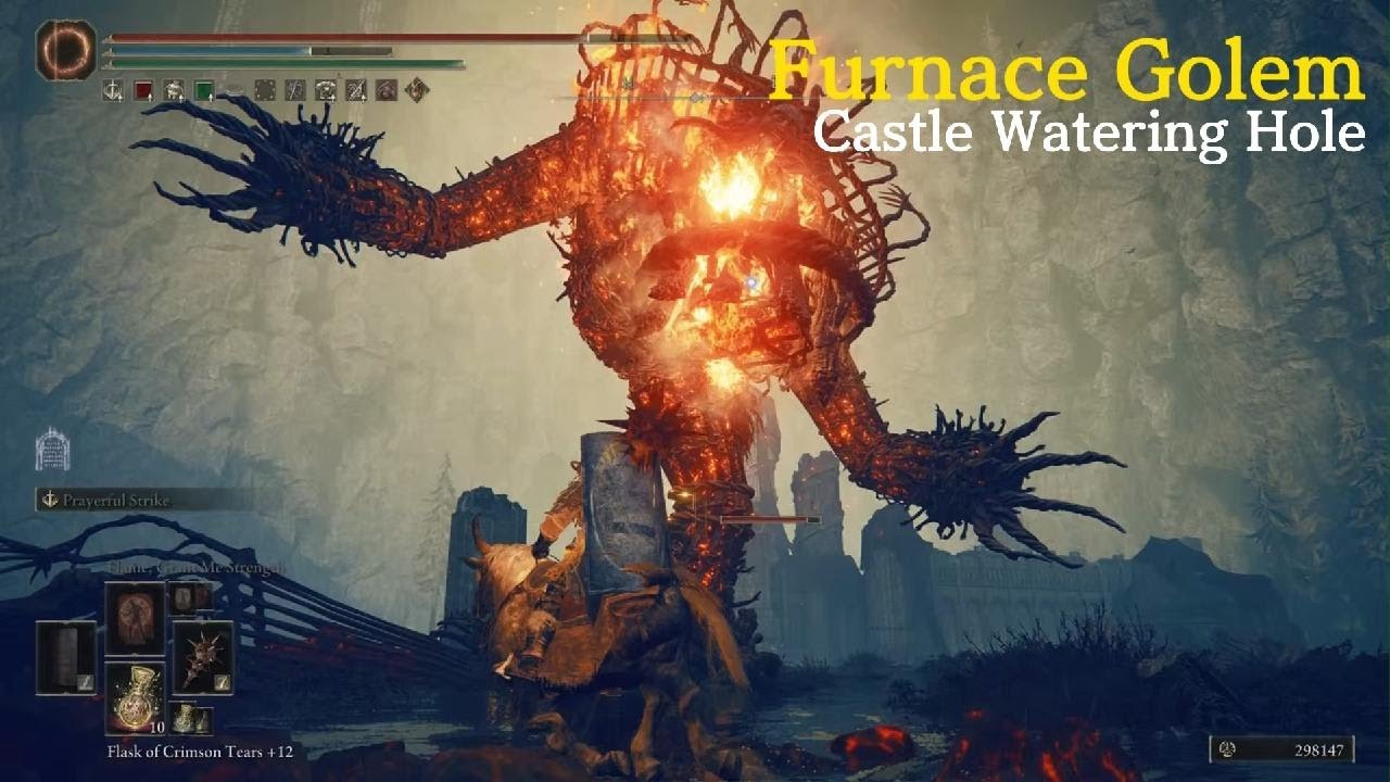 Furnace Golem (Ruins of Unte) vs. Great Stars | Elden Ring: SotE DLC