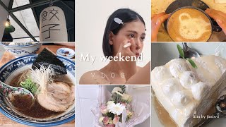 Vlog de mi fin de semana | grwm | outfit ideas 🤍🍜☕️ by jimbvo