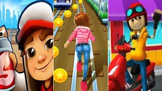 Subway Surfers vs Subway Princess Runner vs Subway Scooters Free - Run Race screenshot 5