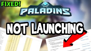 How to Fix Paladins not Launching (100%Fix)