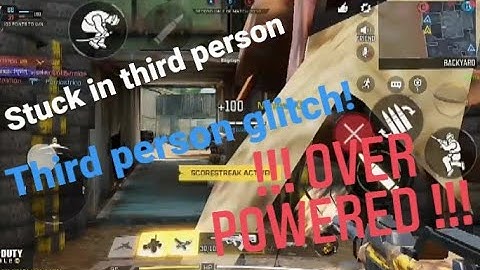Codm multiplayer third person glitch!!!!