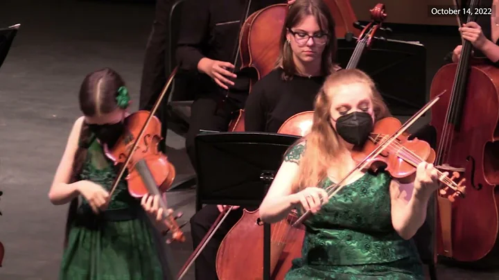 11-year-old Sylvia Pine plays baroque violin - Vivaldi Double Concerto in A Minor RV 522