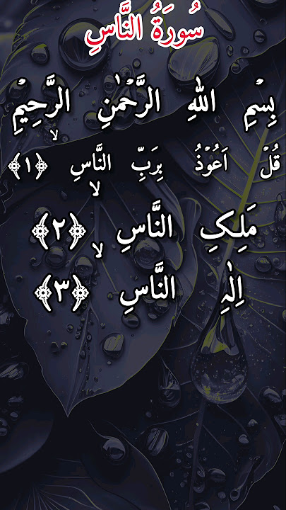 Surah An-Nas |سورة الناس|#tilawat #quran #sudais #shuraim #shorts #status