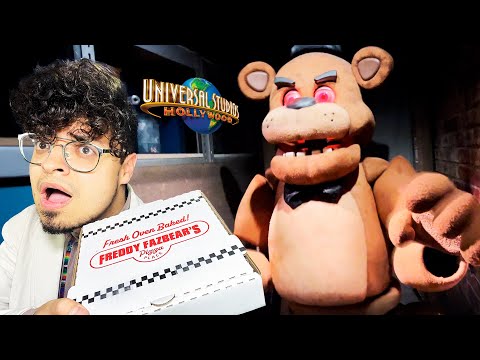 I survived Freddy Fazbear's Pizza in real life at Universal!