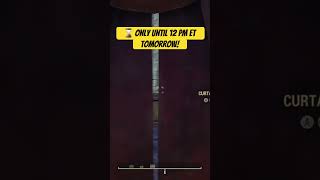 🎭 Red Curtain Door Returns! Only 24 Hours! |Fallout 76 #gaming #nuclearwisdom